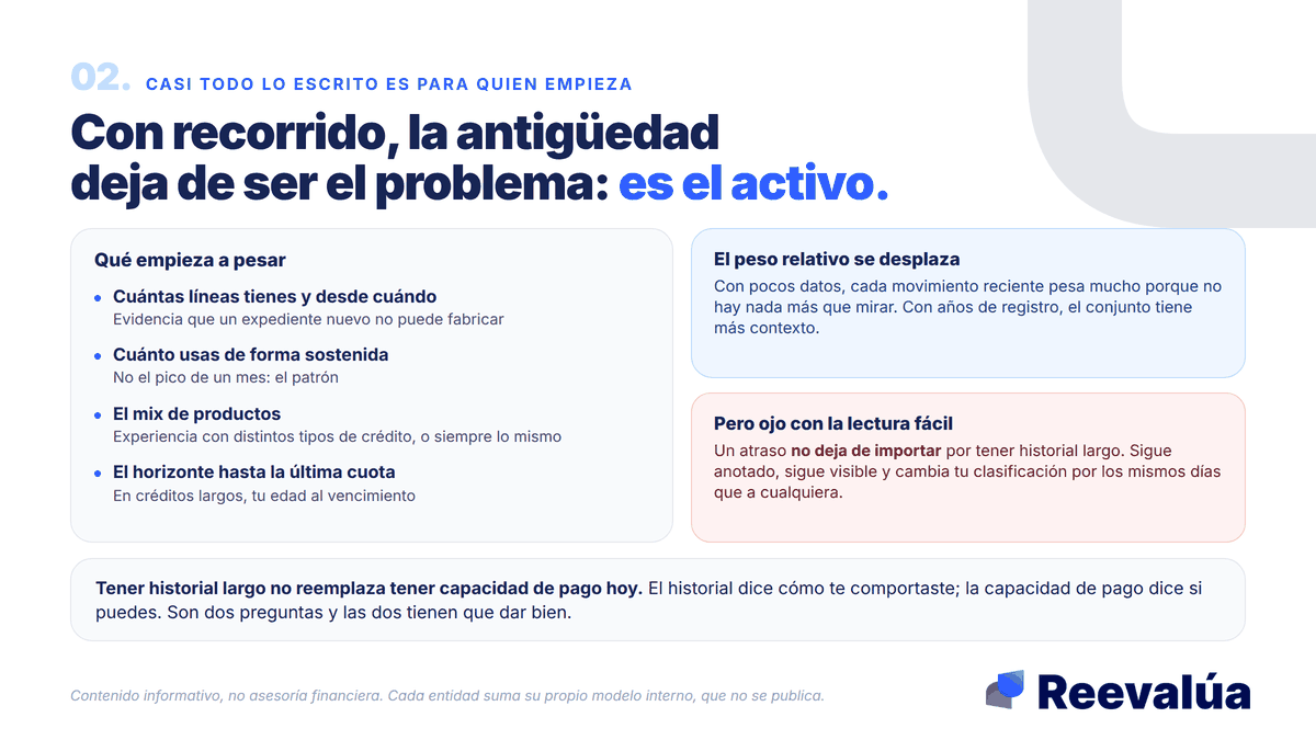 Con recorrido, la antigüedad deja de ser el problema y pasa a ser el activo.