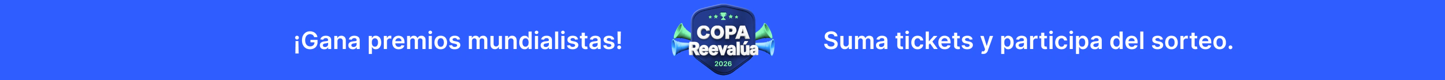 Copa Reevalúa 2026: gana premios mundialistas sumando tickets para el sorteo